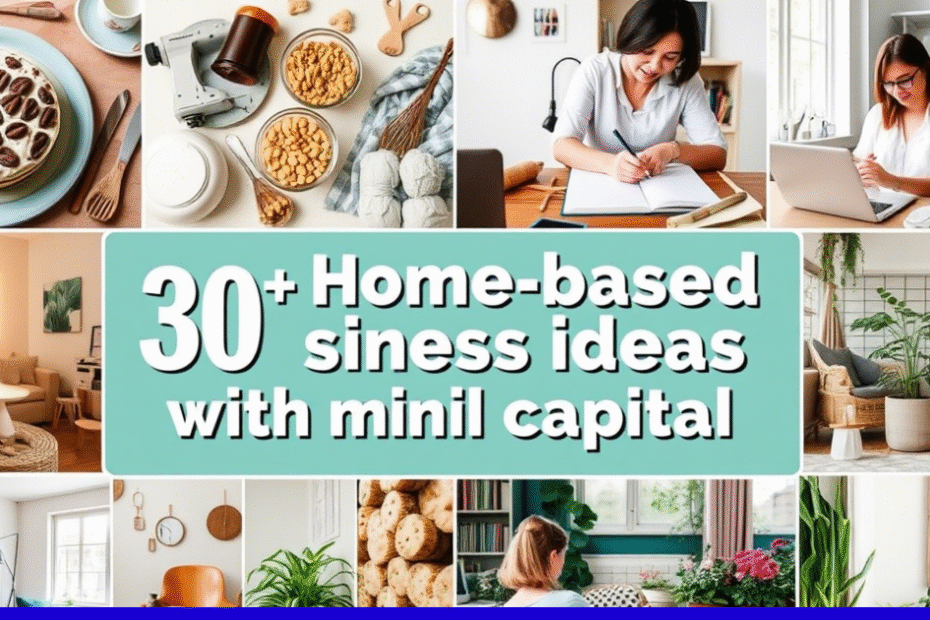 30 فكرة مشروع من البيت برأس مال بسيط